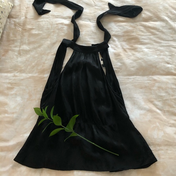 Topshop Tops - TopShop Black Halter Top - Worn Once